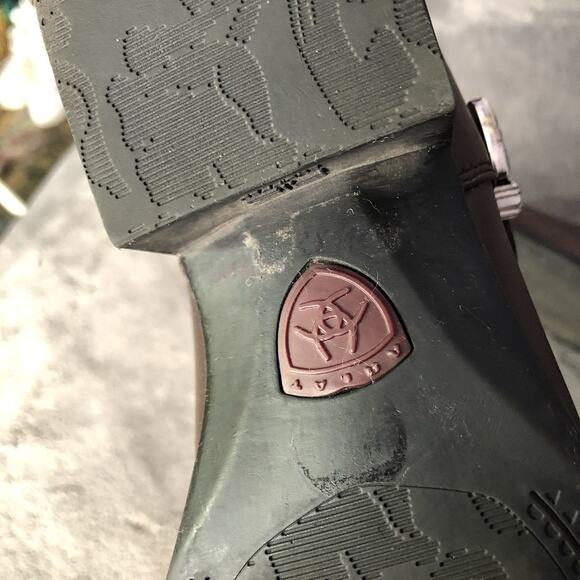 Ariat Western Style Ankle Boots with Buckle Size Women's Size 6B Coast Cowgirl - Picture 5 of 13